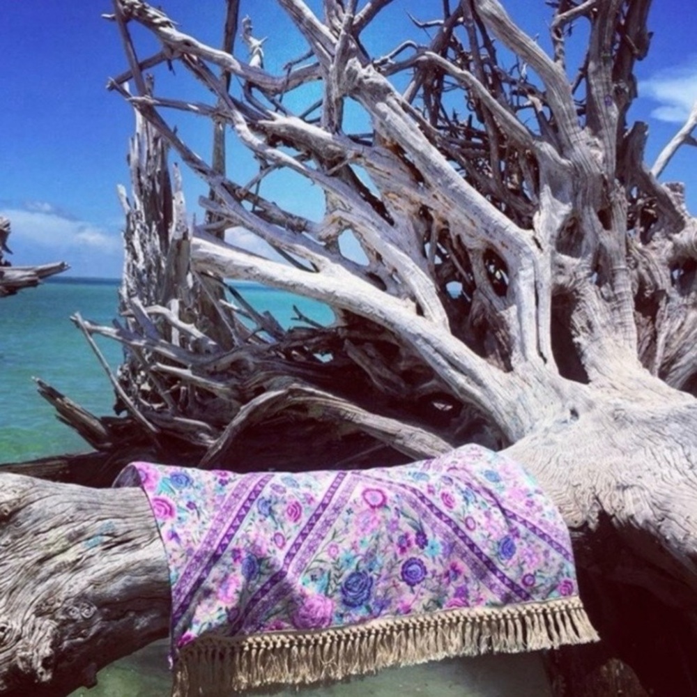 Spell Designs Babushka Lilac Towel/Blanket